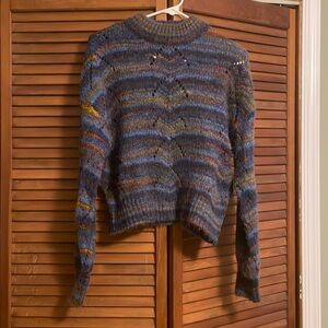 RD Style Pine Spacedye Stripe Sweater size XS